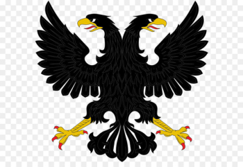 Double-headed eagle Byzantine Empire Clip art - Eagle black logo PNG image, free download 