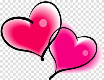 Double Pink Heart PNG Double Pink Heart PNG