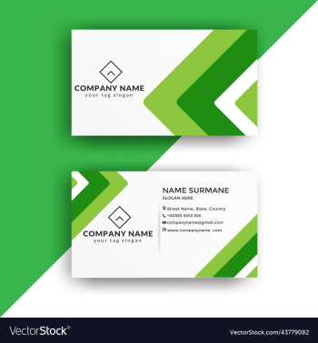 double-sided horizontal business card template