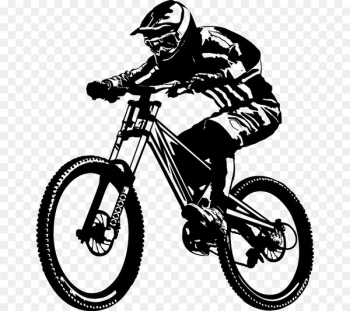 Downhill mountain biking Cycling Bicycle Mountain bike Tattoo - cycling 