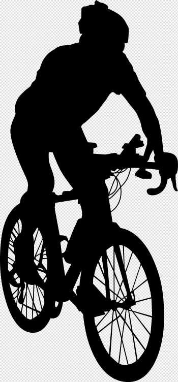 Download Andy Christensen Racing - Riding Bike Silhouette Png PNG ...