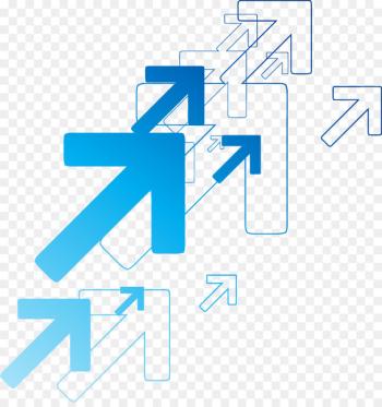 Download Arrow Clip art - Blue arrow 