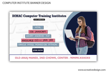Download Computer Institute Banner Design in Vector and Cdr (Corel draw) - xcreativedesign Download Computer Institute Banner Design in Vector and Cdr (Corel draw) - xcreativedesign