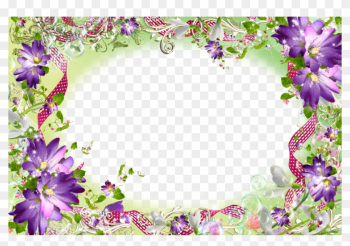 Download Free Transparent Png Image - Spring Flowers Frame Png