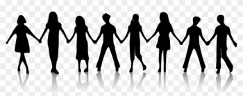 Download Friends Transparent Background 193 - People Holding Hands Clipart