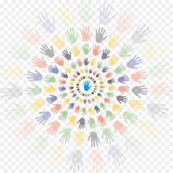 Download Illustration - Dream colorful handprint Download Illustration - Dream colorful handprint