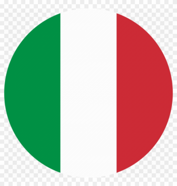 Download Italian Flag Circle Png Clipart Flag Of Italy - Italy Flag Icon Flat