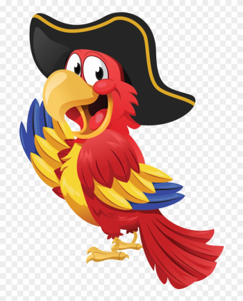 Download Parrot Png Transparent Images Transparent - Transparent Background Pirate Parrot Clipart