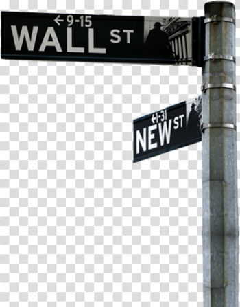 Download Wall Street Sign Png - Wall Street PNG Image with No ...