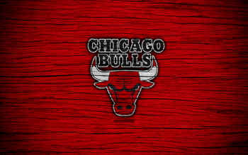 Download wallpapers 4k, Chicago Bulls, NBA, wooden texture, red ...