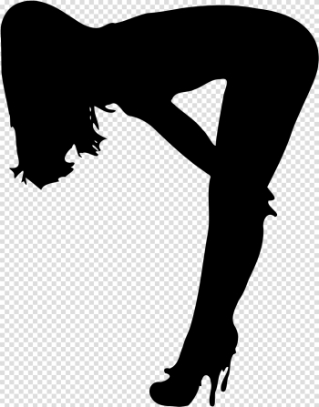 Free: Download Woman Bending Over Silhouette At Getdrawings - Woman