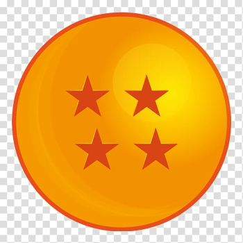 Dragon Ball FighterZ Poster Gold Banner, 4 stars transparent background PNG clipart