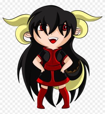 Dragon Chibi Girl Coloured By Ugh First Aid - Dragon Chibi Girl Dragon Chibi Girl Coloured By Ugh First Aid - Dragon Chibi Girl