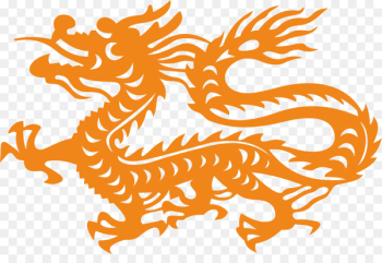 Dragon Chinese New Year Clip art - Paper-cut dragon Dragon Chinese New Year Clip art - Paper-cut dragon