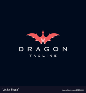 dragon mythology animal logo icon design template dragon mythology animal logo icon design template