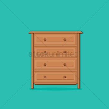Drawer on turquoise background Drawer on turquoise background