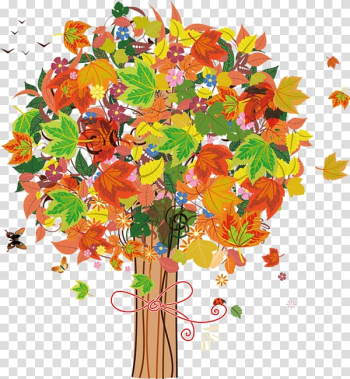 Drawing , autumn transparent background PNG clipart