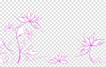 Drawing Avatar , Line Flowers transparent background PNG clipart