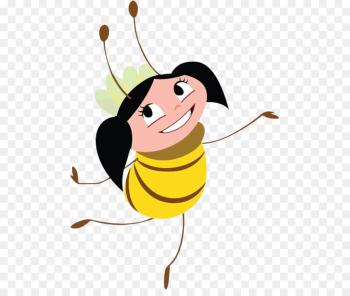 Drawing, Bee, Cartoon, Smile PNG Drawing, Bee, Cartoon, Smile PNG