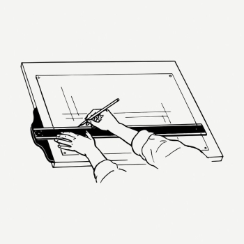 Drawing board drawing, vintage illustration | Free PSD - rawpixel Drawing board drawing, vintage illustration | Free PSD - rawpixel