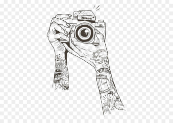 Drawing Camera Sketch - Photograph Drawing Camera Sketch - Photograph