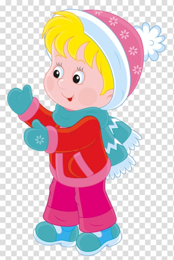 Drawing Child Winter , child transparent background PNG clipart