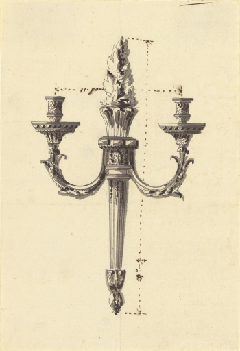 Drawing for a Wall Light; | Free Photo - rawpixel Drawing for a Wall Light; | Free Photo - rawpixel