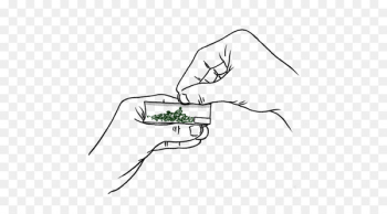Drawing Joint Paper Line art - Joint weed Drawing Joint Paper Line art - Joint weed