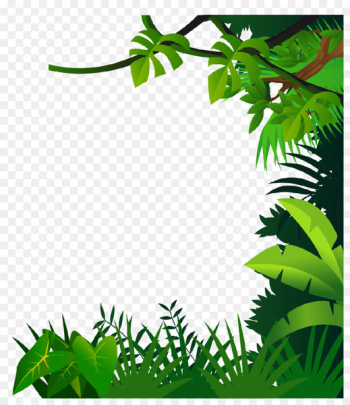 Drawing Jungle Clip art - border material Drawing Jungle Clip art - border material