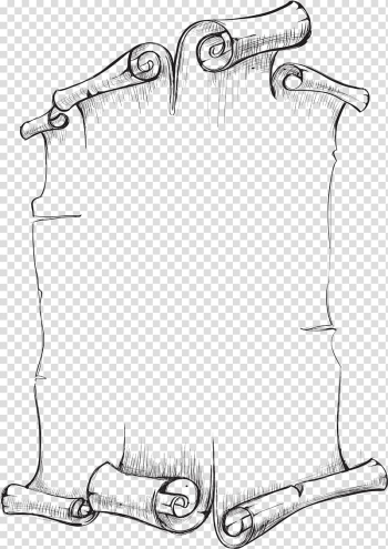 Drawing Line art , scroll transparent background PNG clipart Drawing Line art , scroll transparent background PNG clipart