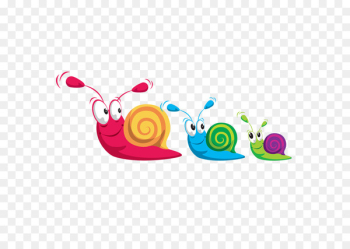 Drawing Painting Animal - Colored cartoon snail Drawing Painting Animal - Colored cartoon snail