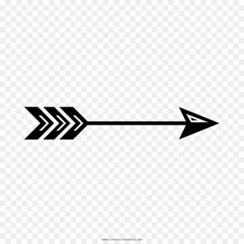 Drawing Painting Coloring book Arrow Black and white - painting 