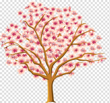 Drawing Season Tree Painting, tree transparent background PNG clipart