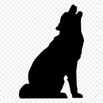 Drawing Silhouette Standee Gray wolf - Silhouette Drawing Silhouette Standee Gray wolf - Silhouette