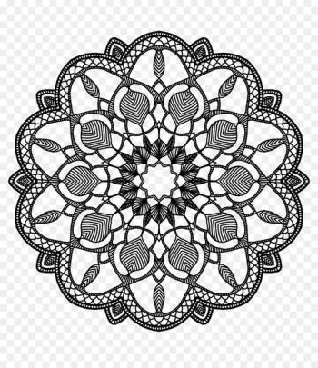 Drawing Software design pattern Art - mandala lotus Drawing Software design pattern Art - mandala lotus
