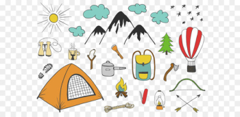 Drawing Stock photography Illustration - Camping gear Drawing Stock photography Illustration - Camping gear