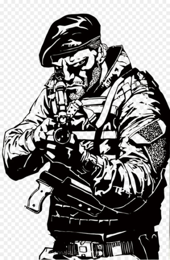 Drawing The Expendables Soldier - Vector attack the soldiers Drawing The Expendables Soldier - Vector attack the soldiers