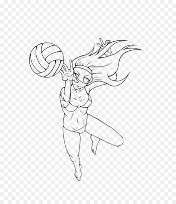 Drawing Volleyball Line art Sketch - volleyball Drawing Volleyball Line art Sketch - volleyball