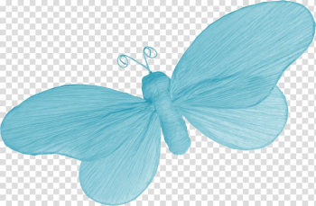 Drawing Watercolor painting , Beautiful blue butterfly transparent background PNG clipart