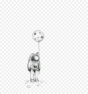 Drawing We Heart It Sketch - astronaut 