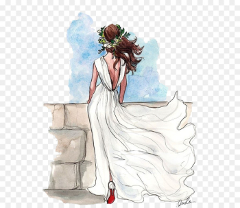 Drawing Wedding dress Bride Sketch - bride Drawing Wedding dress Bride Sketch - bride