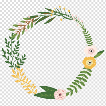 Drawing Wreath, Plants Wreath transparent background PNG clipart