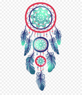Dreamcatcher Illustration - Blue dream catcher Dreamcatcher Illustration - Blue dream catcher