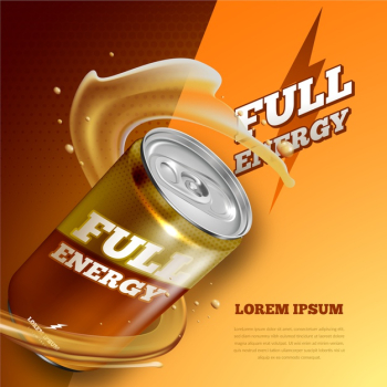 Drink ad comercial concept Free Vector Drink ad comercial concept Free Vector