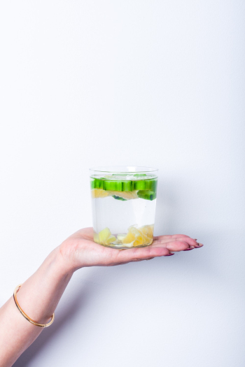 Drinking Glass Filled With Beverage Drinking Glass Filled With Beverage