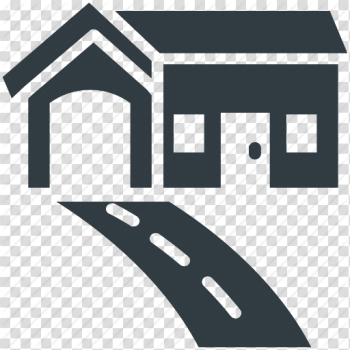 Driveway, garage, house, luxury house, property icon Driveway, garage, house, luxury house, property icon