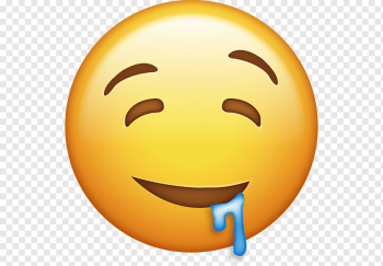 drooling emoticon, Emoji Computer Icons iPhone, emoji, face, smiley, sticker png