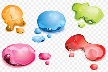 Drop Color Water Bubble - Color drops 