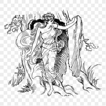 Dryad Nymph png sticker illustration, | Free PNG - rawpixel Dryad Nymph png sticker illustration, | Free PNG - rawpixel