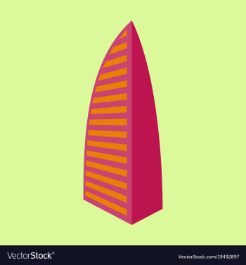 Dubai uae of burj al arab hotel burj al arab is vector image Dubai uae of burj al arab hotel burj al arab is vector image